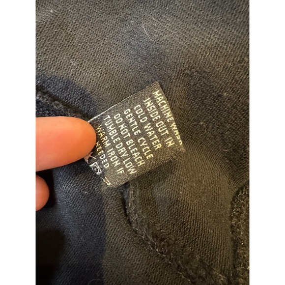 BCBGMAXAZRIA Black Rhinestone Tracksuit Set Jacket Pants Women's XL - Picture 10 of 14